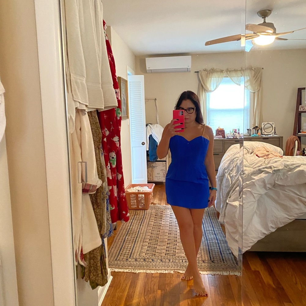 Royal blue Naven minidress